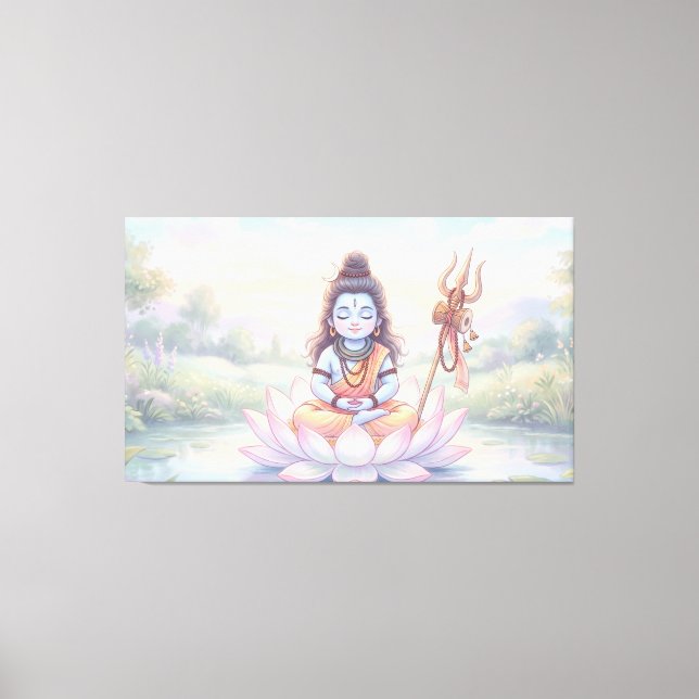 Shivaguden Canvastryck (Framsida)