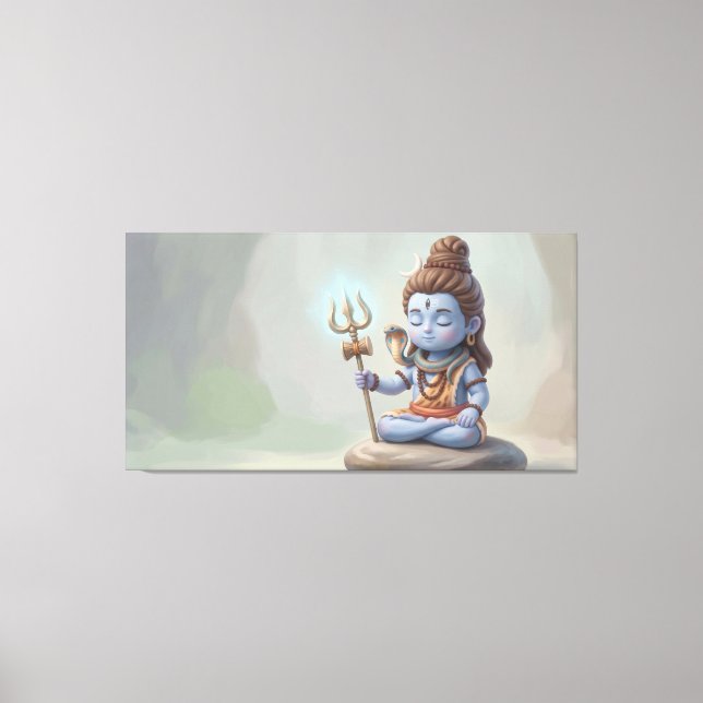 Shivaguden Canvastryck (Framsida)