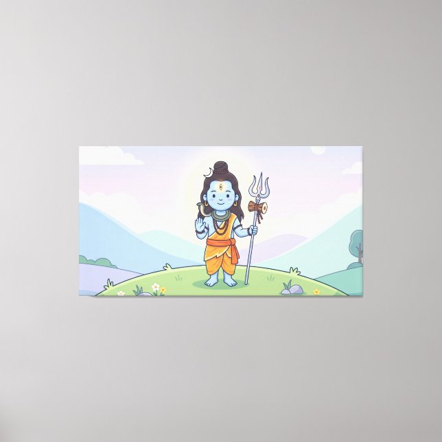 Shivaguden Canvastryck (Framsida)