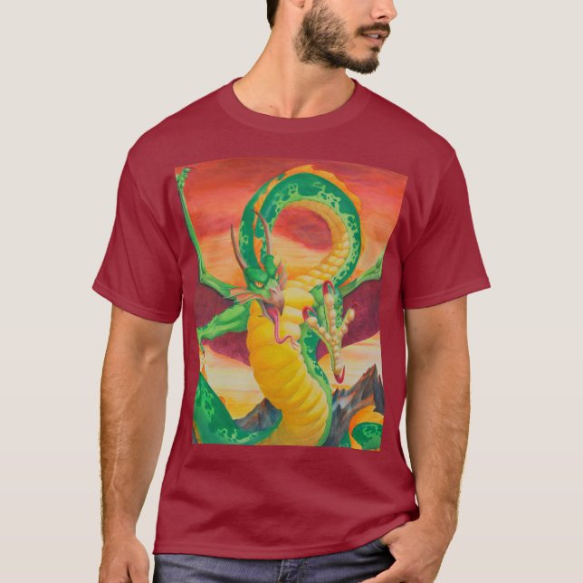Shivan Dragon Redesign All-over-Print T-Shirt (Framsida)