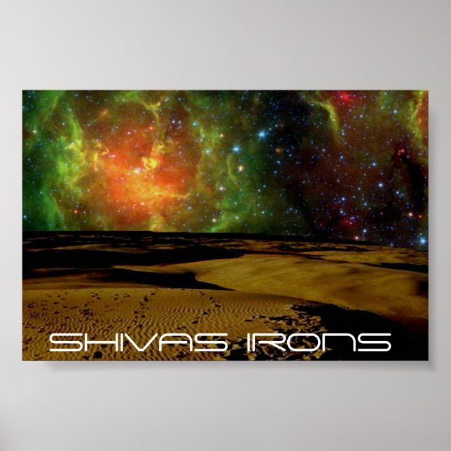 shivas järn space färg poster (Framsidan)