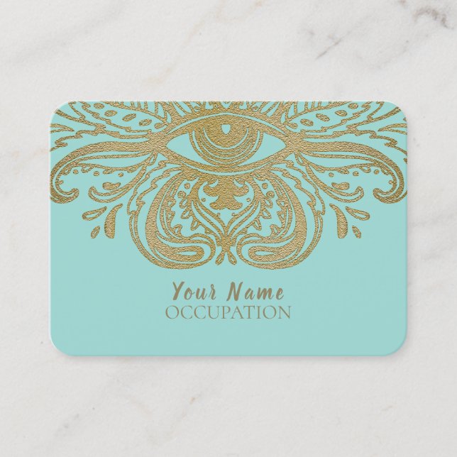 Shivas Öga - Affärskortet Visitkort (Framsida)