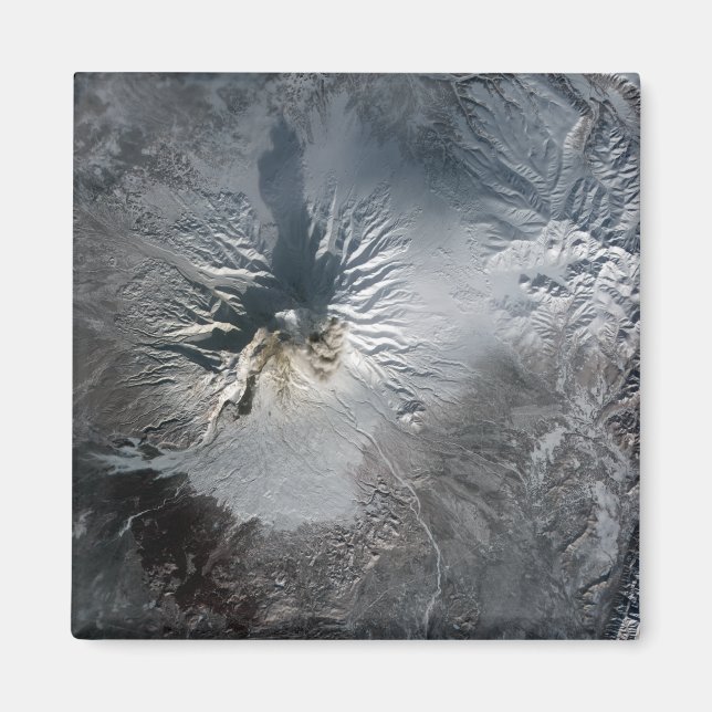 Shiveluch Volcano i Ryssland Magnet (Framsidan)