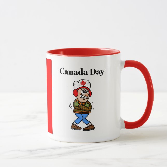 Shiving Canadian Canada Day Mugg (Höger)