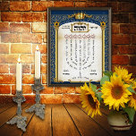 Shiviti Hebrew Prayer - Psalm 67 Canvas Art Print Poster<br><div class="desc">Shiviti är en meditativ bön som skildrar Psalm 16:8 och Psalm 67, som sedan den tidigt-moderna tiden finns i Hebrew prayer bokar, rituella textilier och på de judiska och synagogas väggar. På grund av närvaron av Namn i Helig är denna utformning endast tillgänglig för väggkonst, och korrekta protokoll för genizah...</div>