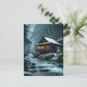 Shizuka na Fuyu: Tyst tempel vid vinterfloden Vykort