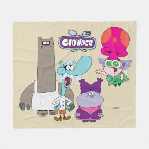Shnitzel, Mung, Chowder och Truffles Fleecefilt