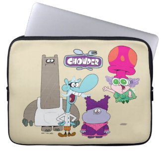 Shnitzel, Mung, Chowder och Truffles Laptop Fodral