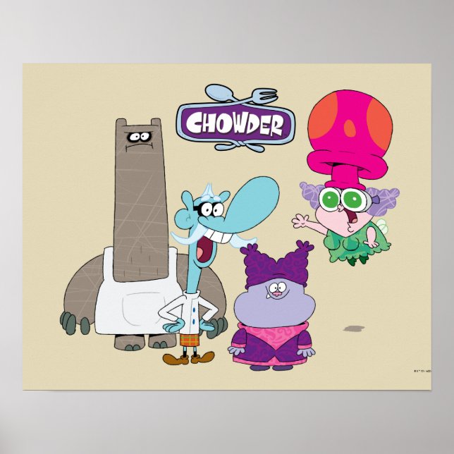 Shnitzel, Mung, Chowder och Truffles Poster (Framsidan)