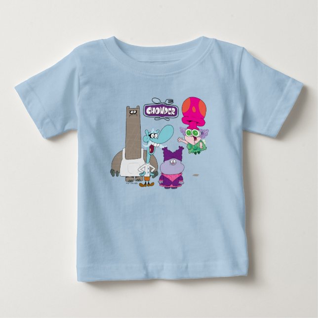 Shnitzel, Mung, Chowder och Truffles T Shirt (Framsida)