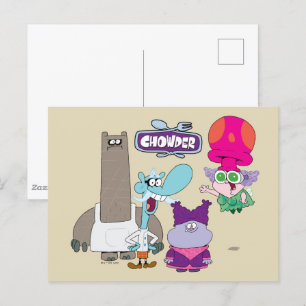 Shnitzel, Mung, Chowder och Truffles Vykort