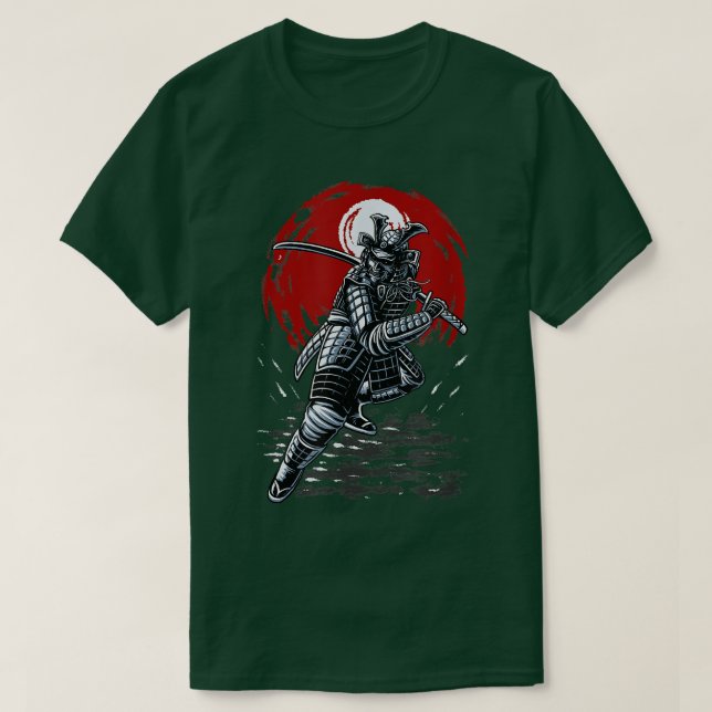 Sho Samurai Mask  Samurai warrior  Samurai  T Shirt (Design framsida)