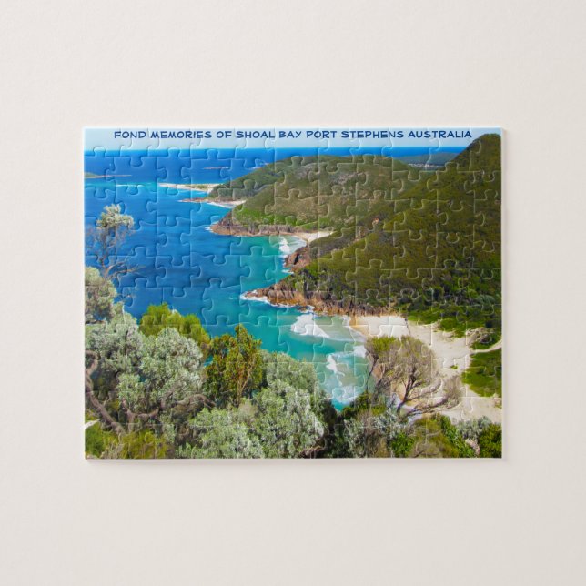 Shoal Bay Port Stephens Australien Pussel (Horisontell)