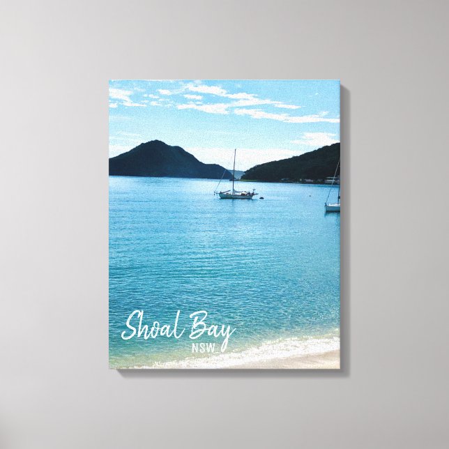 Shoal Bay Port Stephens NSW Canvastryck (Framsida)