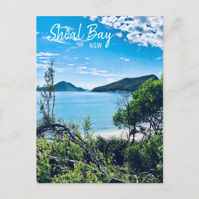 Shoal Bay Port Stephens NSW Vykort (Framsida)