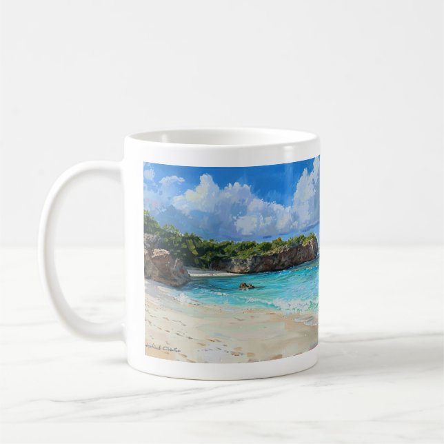 Shoal Beach, Anguilla Coffee Mugg (Vänster)
