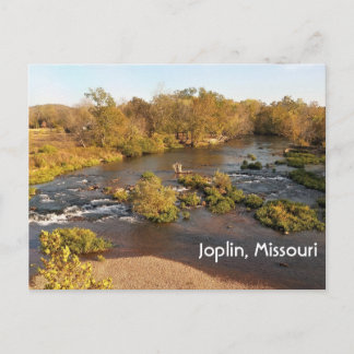 Shoal Creek vid Joplin Missouri Höstsäsong  Vykort