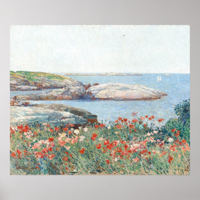 Shoals Islas - Childe Hassam Fine Art Poster (Framsidan)