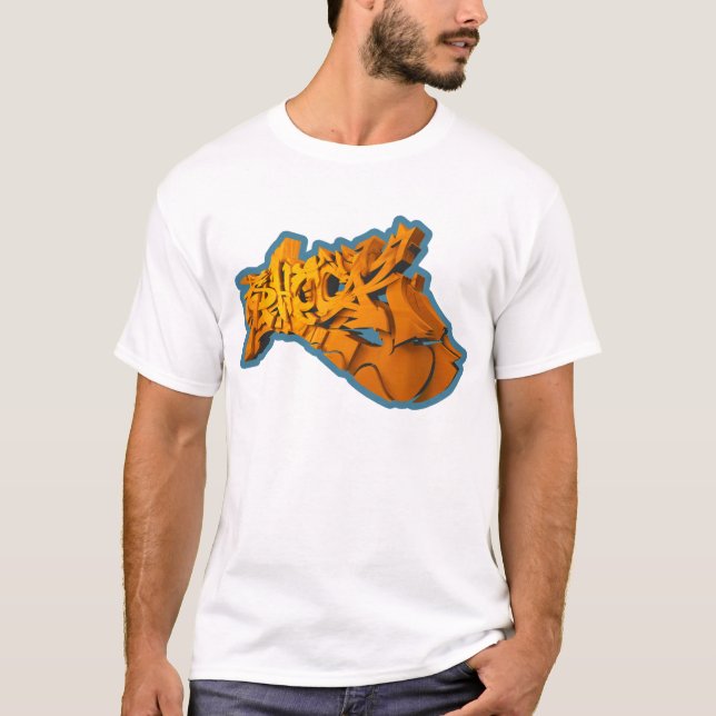 SHOCK 3D (3D-Graffiti auf T-Shirt) Tee Shirt (Framsida)