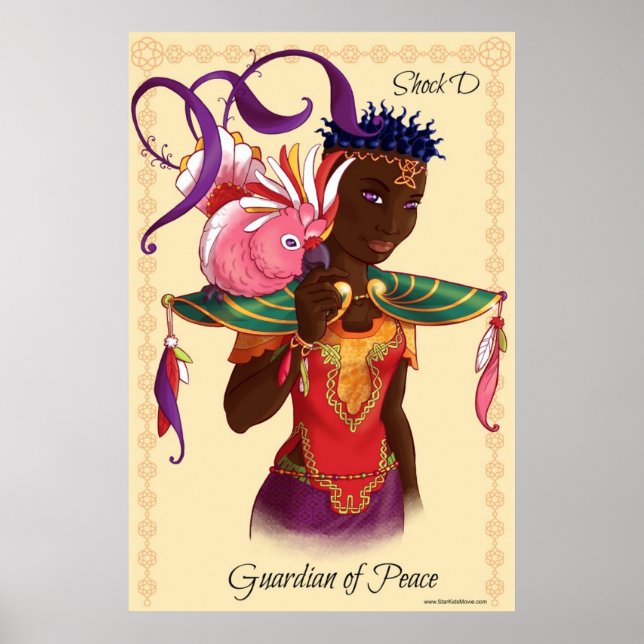 Shock D Guardian of Peace Movie Poster 24x36 (Framsidan)