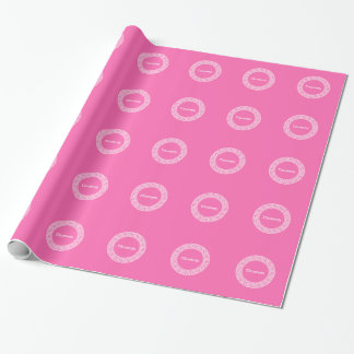 Shock rosa2 Wht Grekiska Nyckel Rnd Ram Initial Mo Presentpapper