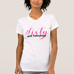 Shock rosa 60 Flekande 60:e födelsedagsgåva T Shirt