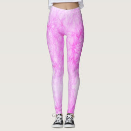 Shock rosa Abstrakt Grunge Leggings