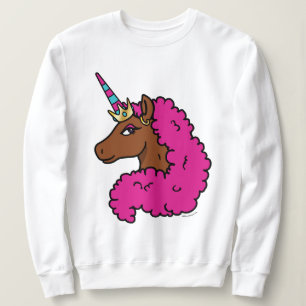 Shock rosa Afro Unicorn T Shirt