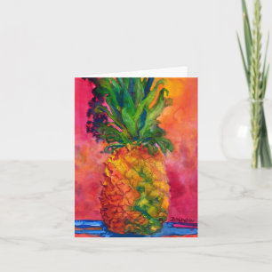 Shock rosa ananas kort