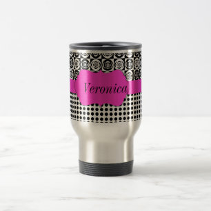 Shock rosa Anpassningsbar Glam Resemugg