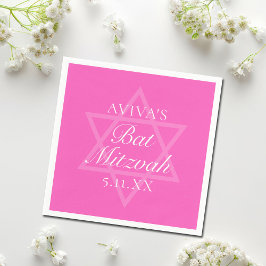 Shock rosa Bat mitzvah Party-stjärnan av David Pappersservett