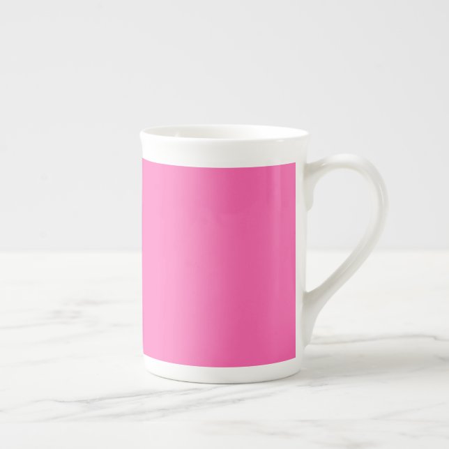 Shock rosa benporslin mugg (Höger)