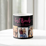 Shock rosa Best Friends 3 Photo Collage Keepsak Kaffemugg<br><div class="desc">Fira din vänskap med Shock rosa Best Friends 3 Photo Collage Keepsak Coffee Mugg. Det här pulserande mugg har en fantastisk samling av tre omhuldade foton, som fångar oförglömliga stunder med dina bästa vänner. Shock rosa ger en roligt och snyggt beröring och skapar det som en fristående biet för kaffe...</div>