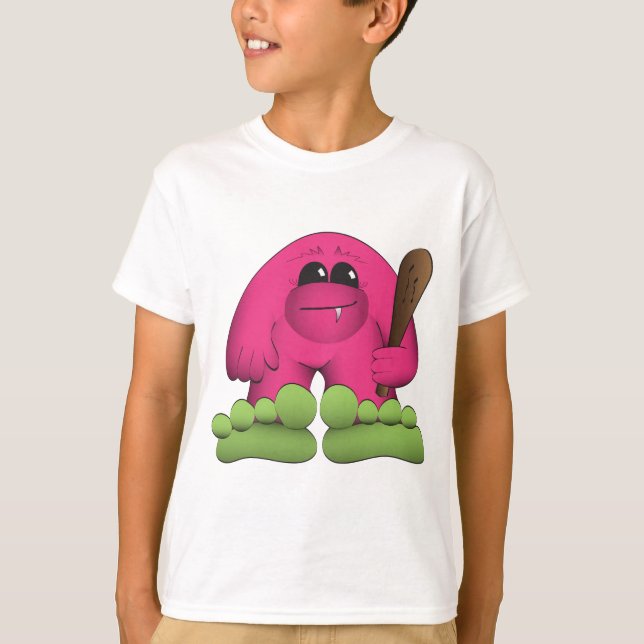 Shock rosa Bigfoot Tee (Framsida)