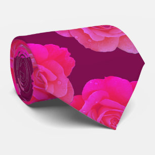 Shock rosa Blommigt Ro Flowers Vin Red Maroon Gift Slips