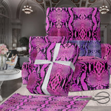 Shock rosa Boa Constritor Snakeskin