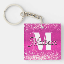 Shock rosa Bokeh Monogram