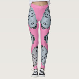 Shock rosa Buddha Leggings