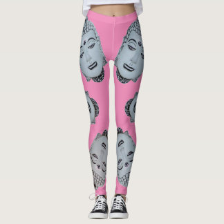 Shock rosa Buddha Leggings