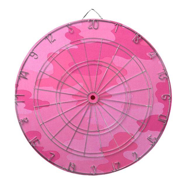 Shock rosa Camouflage Dart Board Piltavla (Framsidan)