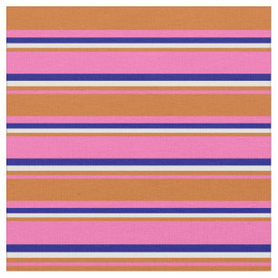 Shock rosa, choklad, färgfärgton och blå Färgad Tyg