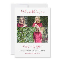 Shock rosa Confetti 3 Foton Studenten-meddelande