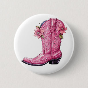 Shock rosa Cowgirl Boot Howdy Knapp