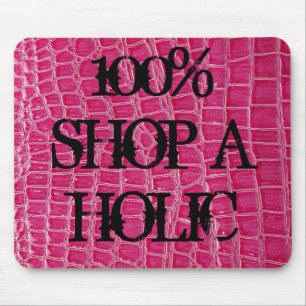 Shock rosa Croc Crocodile Skin Personlig Mousepad Musmatta