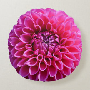 Shock rosa Dahlia Flower Dekorativ kudde