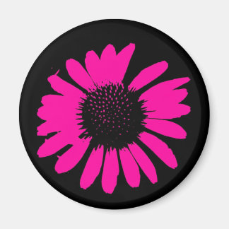 Shock rosa Daisy Magnet