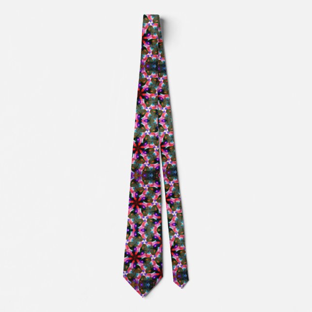 Shock rosa Diamond Neck Tie Slips (Framsida)