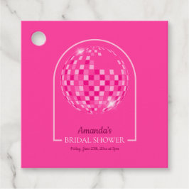 Shock rosa Disco Boogie Möhippa Gåvor Etiketter