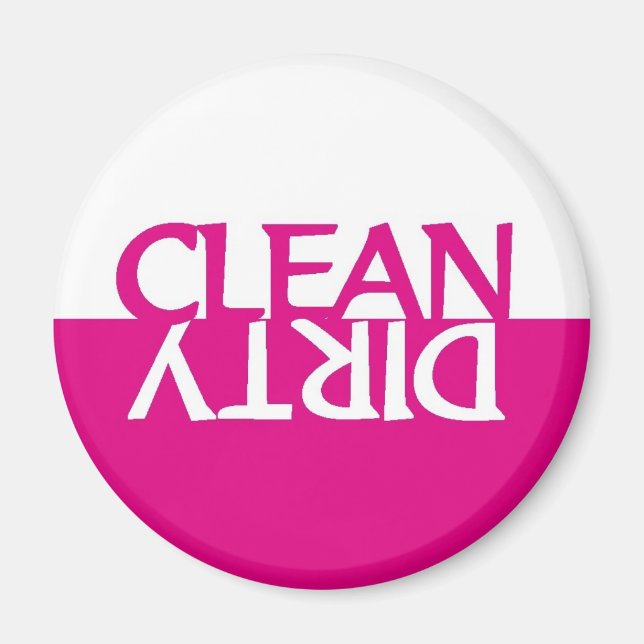 Shock rosa Dishwasher Magnet (Framsidan)