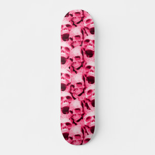 Shock rosa-Döskallar Mini Skateboard Bräda 18,5 Cm